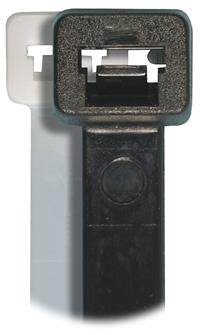 G-Tie kabelbindere :  1000 x 12,6 mm. Sorte - Pose med 50 stk.