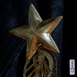 Sirius Kirstine juletræ - Guld - 43 cm. højt - 15 LED