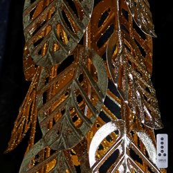 Sirius Kirstine juletræ - Guld - 43 cm. højt - 15 LED